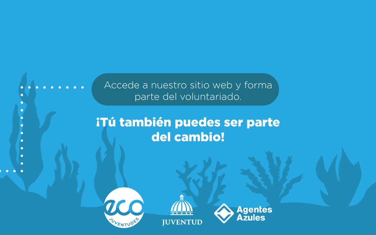 JuventudRD's tweet photo. #InclusiónSocialJuvenil – Medioambiente
A través de #AgentesAzules, creamos un voluntariado juvenil que busca realizar jornadas de limpieza para el cuidado, protección y conservación de los ecosistemas marinos.
#ISJMedioambiente
#Ecojuventudes
#MinisteriodelaJuventud https://t.co/675xQIw77P