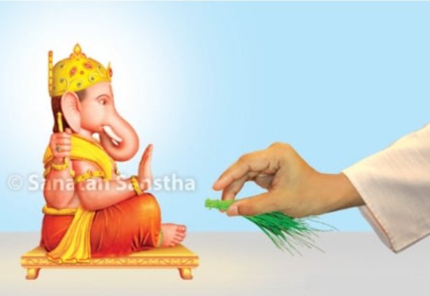 👉Durva
🌼This word is derived from ‘duhu’ ‘avam’. ‘Duhu’ means that which is far away & ‘avam’ means that which brings closer. Thus, that which brings the distant Pavitraks of Shri Ganapati closer is durva.
#GaneshChaturthi
#GaneshChaturthi2021
#HappyGaneshChaturthi
#Ganeshotsav