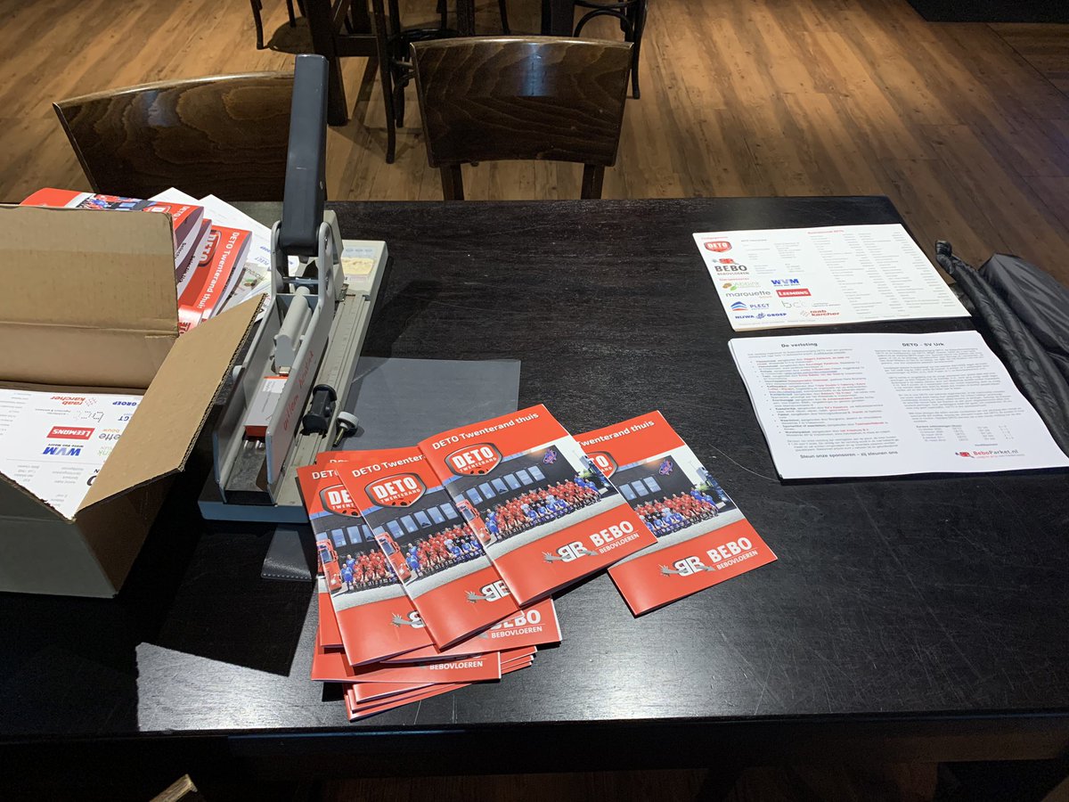 hannekesportel's tweet photo. @vvDETO @SVURK de @supverdeto is klaar voor morgen! #programmaboekje https://t.co/6FNsuTfH1a