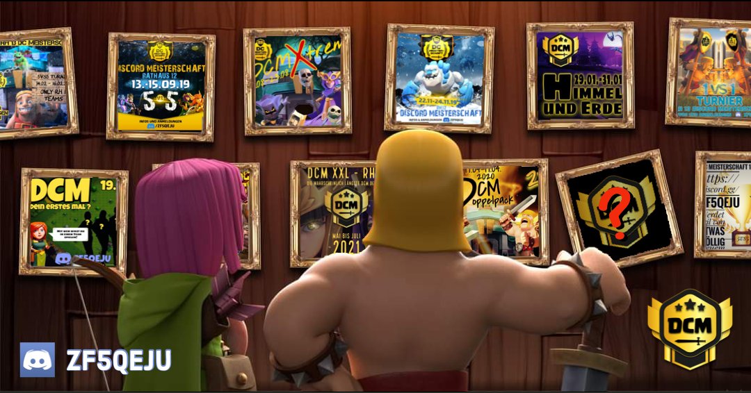 News news news!
❌ Den 22. - 24. Oktober 2021 solltet Ihr Euch unbedingt frei halten. Kurz und knackig wird es an diesem Wochenende ordentlich Action geben. 🔥
In der Zwischenzeit haben wir noch eine kleine Überraschung für Euch - seid gespannt! 🍾
discord.gg/zf5QEjU