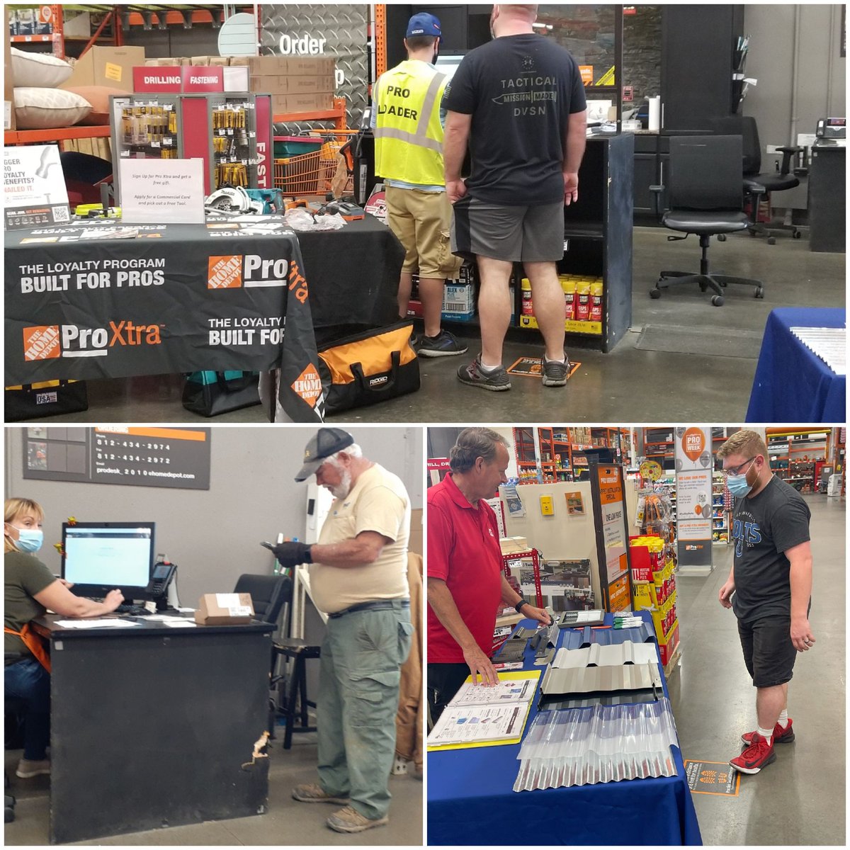 Wrapping up an awesome Pro Appreciation week! We had a bunch of vendor reps in the store talking to our customers. Some give aways and snacks! Lots of all store participation! Not to mention record breaking ProX signups!! #ProXtraPerks