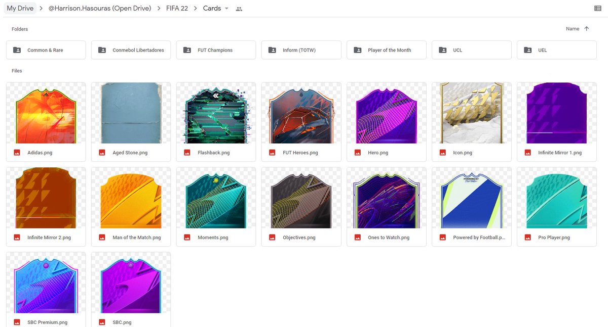 HarrisonJH_'s tweet photo. 🚨*NEW* #FIFA22 Cards are now available on my Google Drive!!

Happy Designing! 😃
https://t.co/qehyzCFJrV https://t.co/BwcSTXtGpY