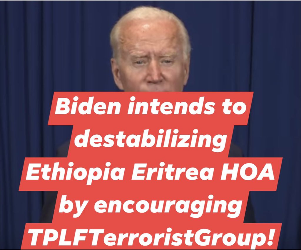 NatnaelMekonne7's tweet photo. We, #Ethiopian, #Eritrean STRONGLY REJECT the irrational ‘Executive Order’ of @JoeBiden emanated from miscalculations &amp; paid lobbyists that undermine TRUTH &amp; JUSTICE while encourage #TPLFTerroristGroup. It’d be US’s huge FP blunder on #Africa, if comes to an effect. #AbiyAhmedAli https://t.co/JUE0TcIT6y