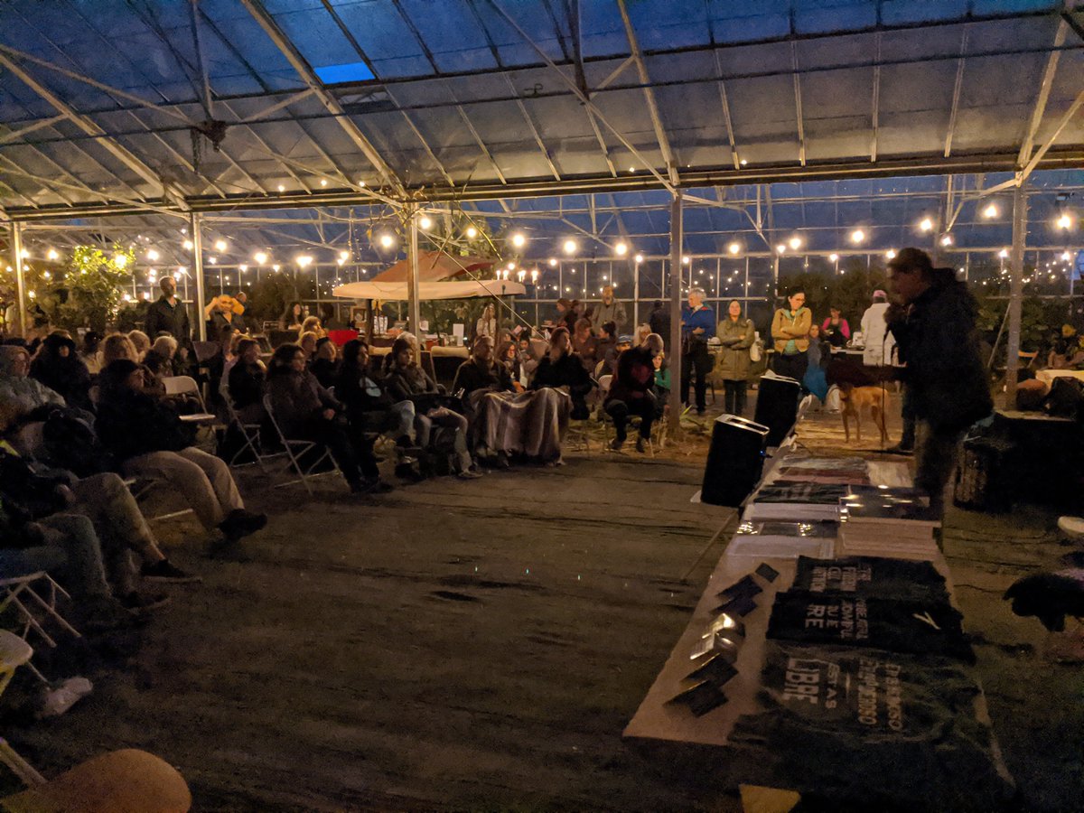 DBrozeLiveFree's tweet photo. I continue to be humbled by the turnouts for the tour. We had 150 plus people gathering in person in the Bay Area - no masks, no vaxx mandates, just free people! 

We had an Urban Farming workshop and ended the night at this farm/greenhouse.

Tonight we are in Modesto, CA! https://t.co/mUqhy4sOt7