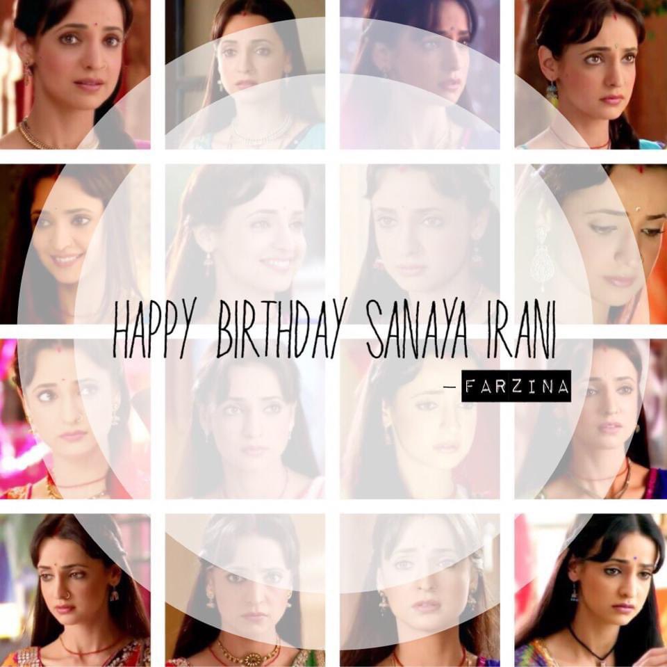 Happy Birthday Sanaya Irani      