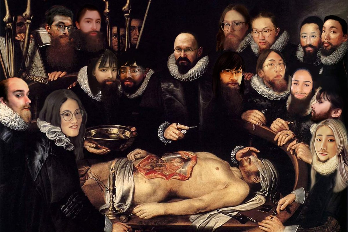 sfkhanvisuals's tweet image. This is how science art students do class photos