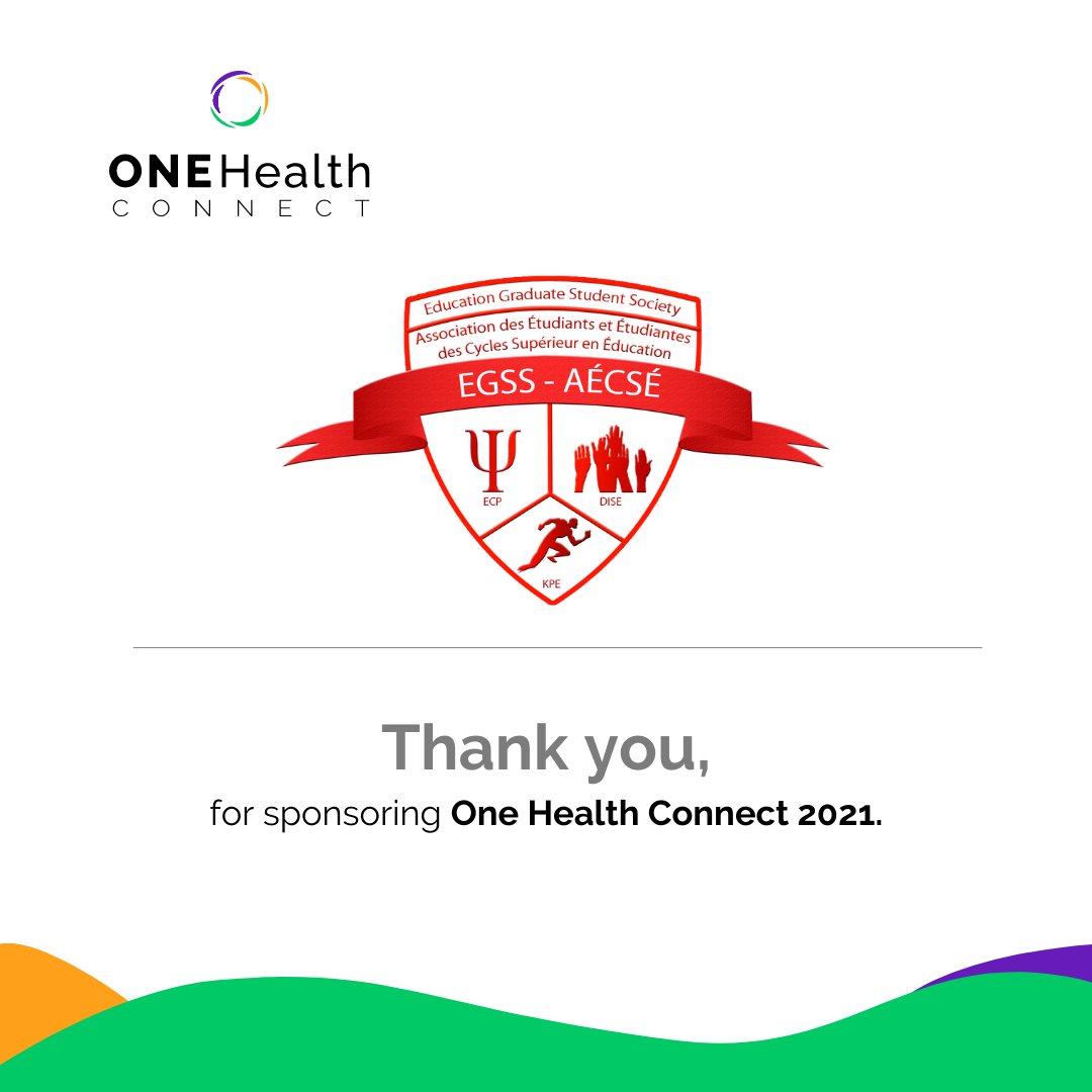 Thank you for sponsoring One Health Connect 2021, <a href="/EGSSatMcGill/">EGSS McGill</a>!

The Education Graduate Students’ Society (EGSS) of McGill University provides a welcoming environment for graduate students and a vehicle for the collective voice of the graduate student body to be recognized.