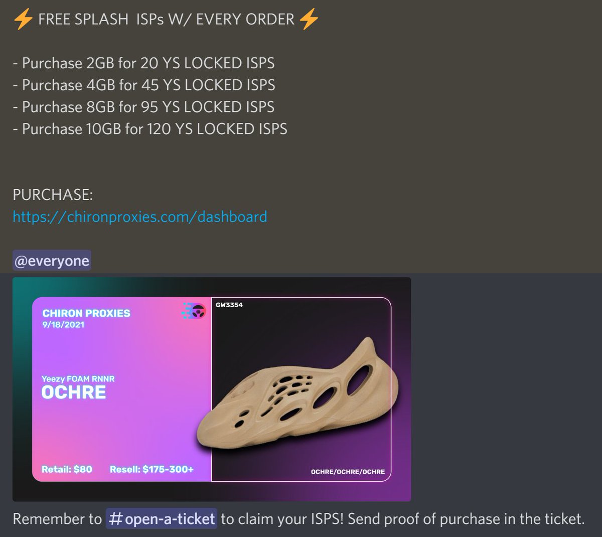 Is your proxy provider as generous as us? 🤔 Chiron Users are given Free ISPS with every Resi Purchase! 🤩 Purchase your plan today - chironproxies.com/dashboard Like❤️ + RT ♻️ to win 100 FREE Daily YS ISPS