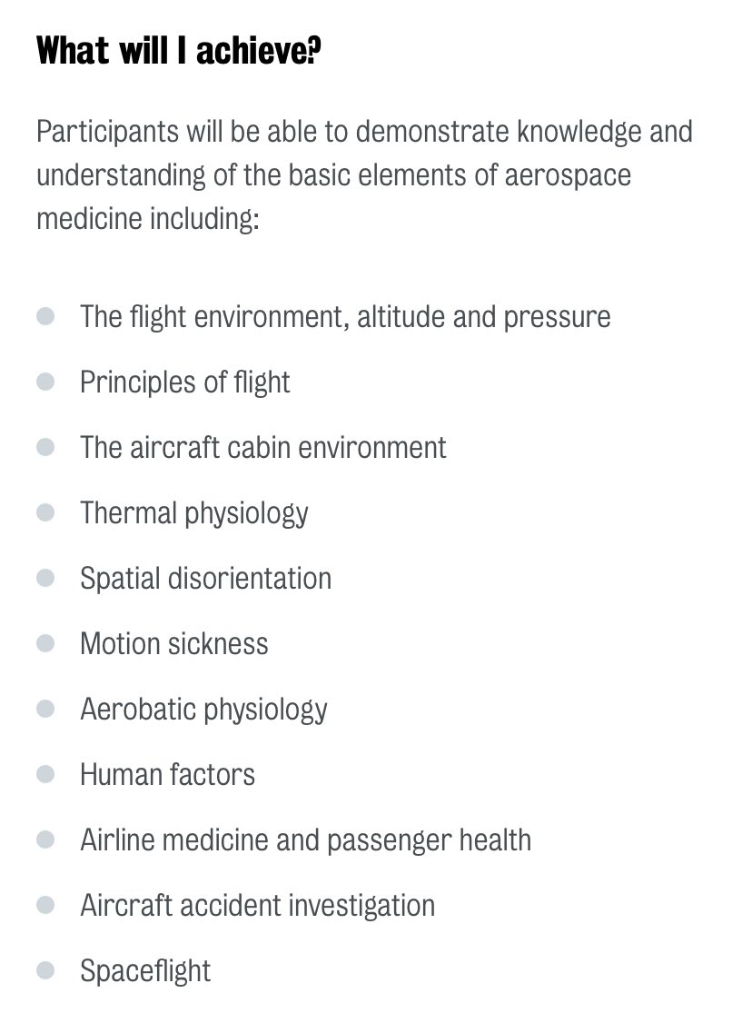 We are excited to announce our new online course is starting next month ‘Introduction to Aerospace Medicine’

Applications open online now: kcl.ac.uk/short-courses/…