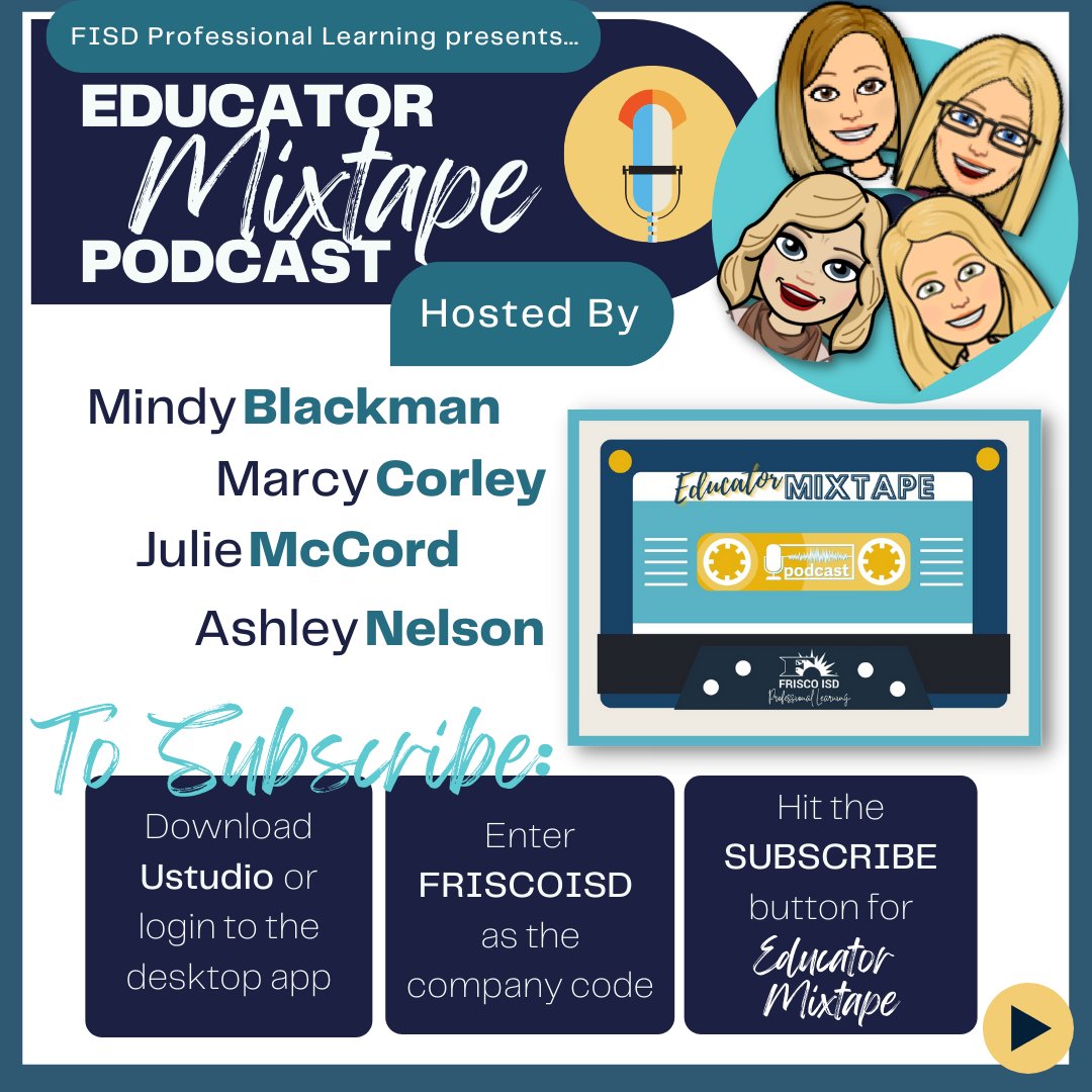 FisdLearns's tweet image. 🎙 Are you RRRREEEEAAAADDDYYY?? 🎙 Educator Mixtape Episode 0: What&apos;s on the Mixtape? drops tomorrow!!!  Make sure you have subscribed through uStudio. @Mindy_Blackman @virtual_nelson @mcorley75 #FISDLearns #EducatorMixtape
