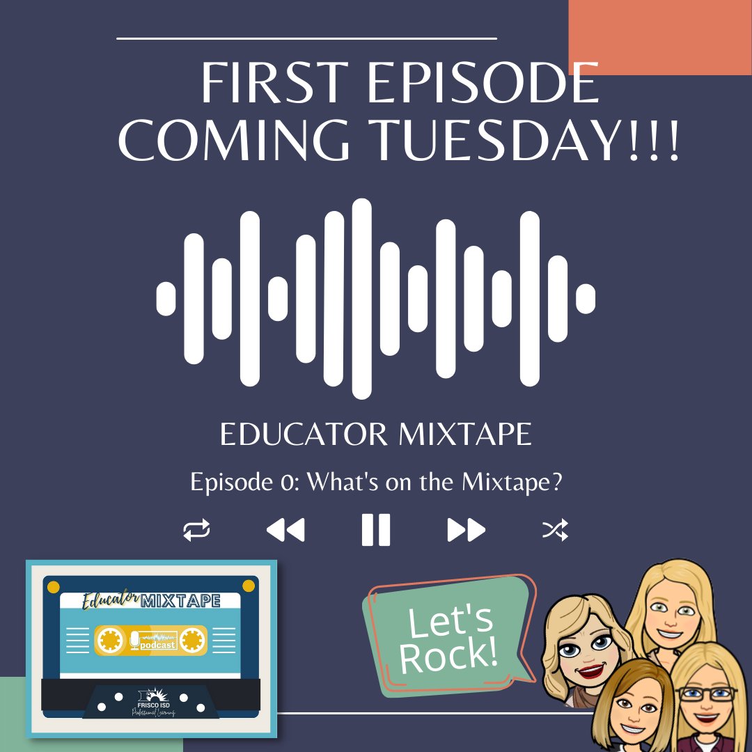 FisdLearns's tweet image. 🎙 Are you RRRREEEEAAAADDDYYY?? 🎙 Educator Mixtape Episode 0: What&apos;s on the Mixtape? drops tomorrow!!!  Make sure you have subscribed through uStudio. @Mindy_Blackman @virtual_nelson @mcorley75 #FISDLearns #EducatorMixtape