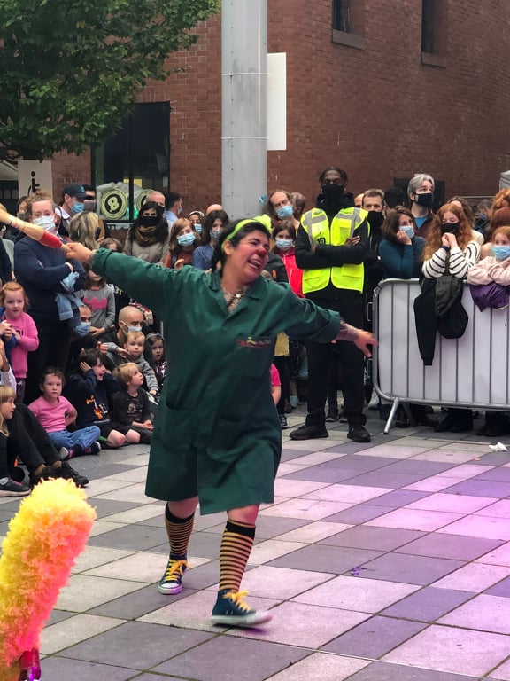 The amazing <a href="/DublinCircus/">Dublin Circus Project</a> Project performing at Meeting House Square!

#CultureNightDublin