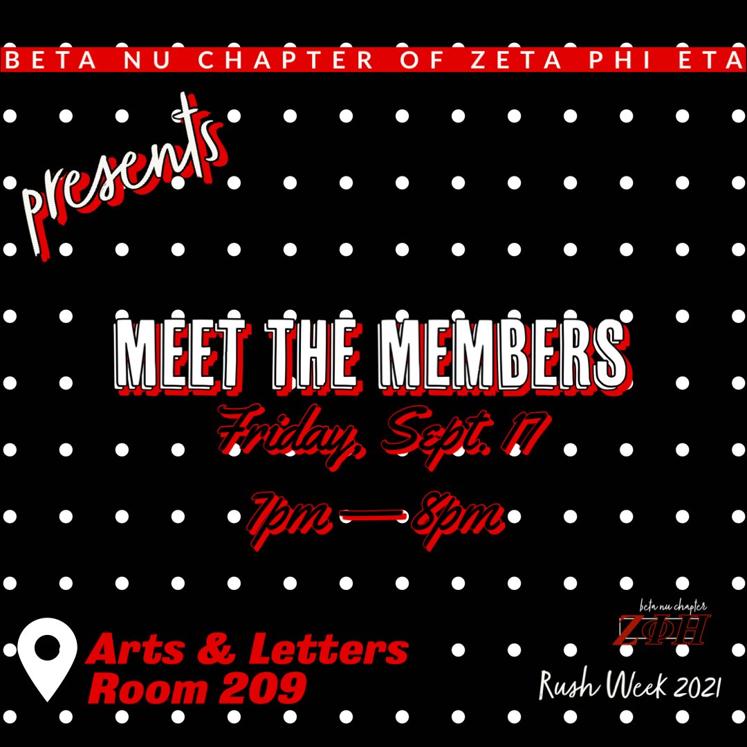 zpedepaul's tweet image. As Rush Week comes to an end, we will host our final event: Meet the Members! This is an opportunity to meet both current and prospective members. See y’all tonight!

#rushweek #fraternity #betanu #zetaphieta #communication #theatre #depaul