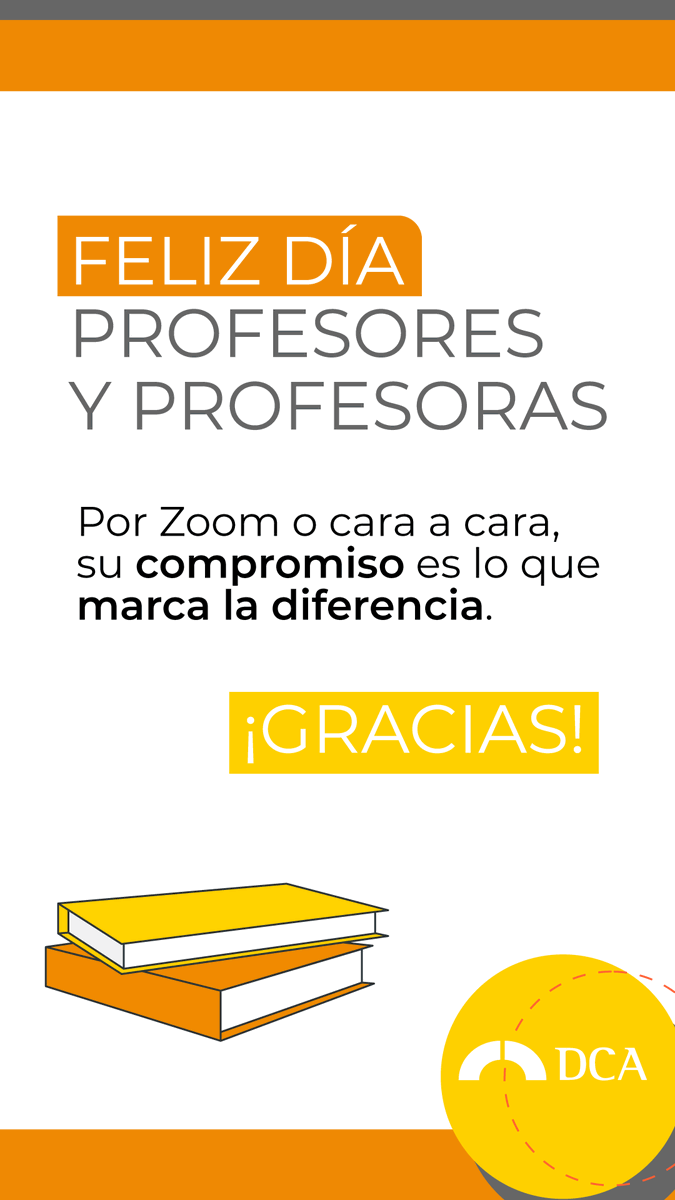 ¡Feliz día profesores y profesoras! 📚 Enseñar es dejar una huella imborrable en quienes forjarán el futuro. ¡Gracias!