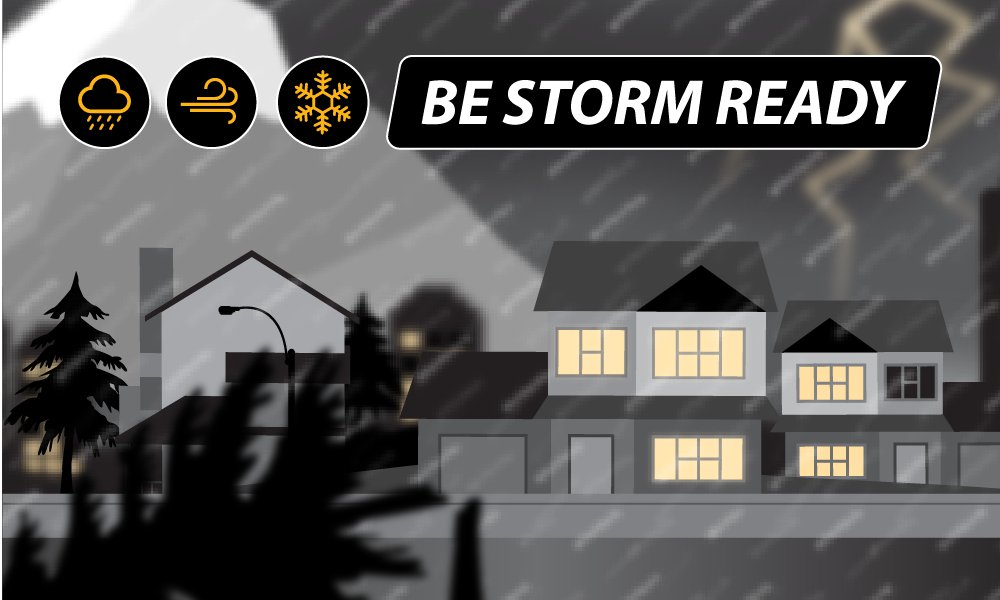 We all know the song 'rain, rain go away, but I'm prepared to face the day', right? No? Well, you'll be singing along in no time as you learn how to get prepared for stormy weather by visiting PreparedBC.ca/severeweather #BCstorm