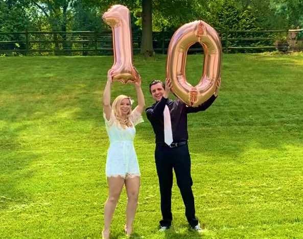 My wife and I are celebrating our 10th wedding anniversary today! It’s been an amazing 10 years.. here’s to many more! 🎉🎉