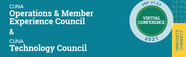 DefenseStorm's tweet image. We’re excited to sponsor @CUNA Operations &amp;amp; Member Experience Council and CUNA Technology Council Virtual Conference on 9/21-23 and look forward to meeting with @creditunion industry professionals #OMECouncil #TechCouncil.

cunacouncils.org/content/cuna/c…