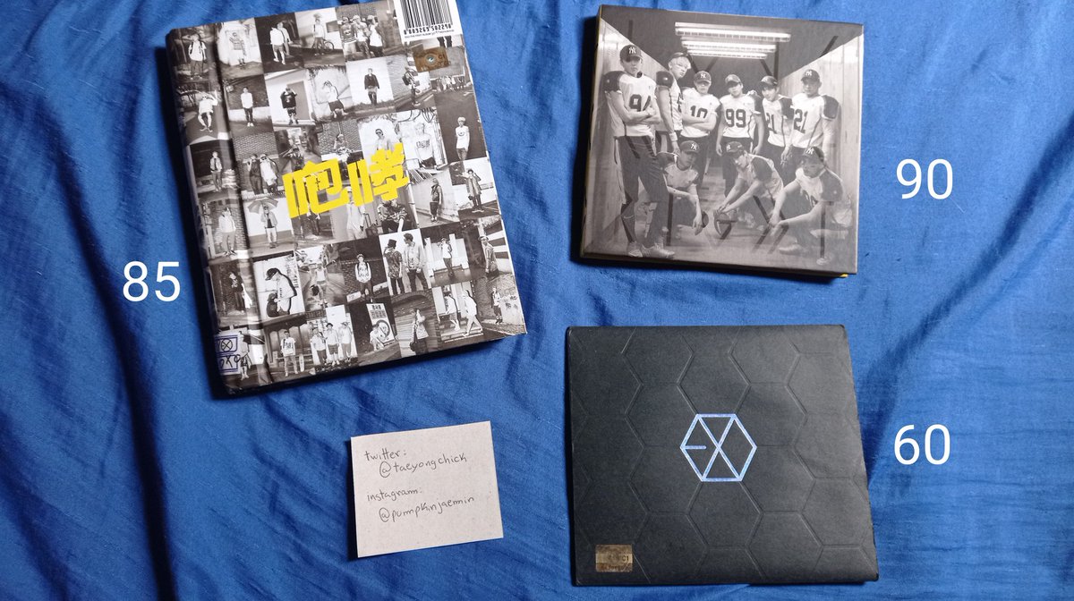 taeyongchick's tweet photo. [VENDO/VENDA] EXO ALBUM

Growl Hug ver. - 85
Mama EXO-M - 60
Love Me Right - 90

⚠️ todos com frete incluso
💸 pagamento por pix ou picpay
📽️ mando fotos/vídeos na dm https://t.co/ZfwIBnZZLh