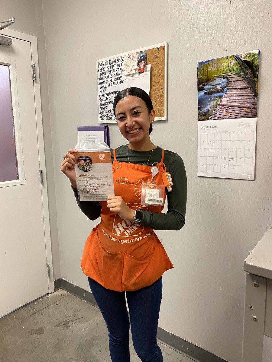 Cashier of the Month!! Congratulations to Mariana for always providing excellent customer service on the Front End!