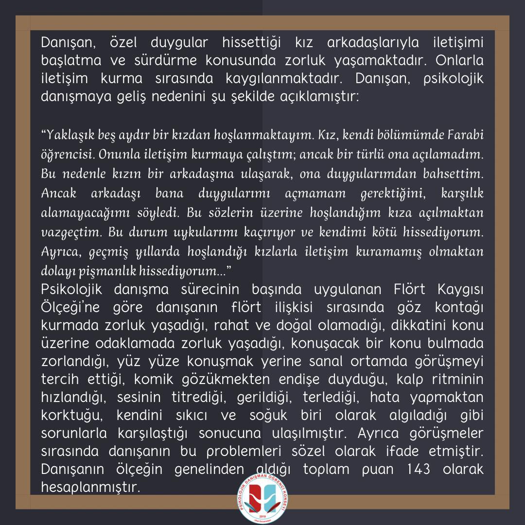 PdokUfuk's tweet photo. Merhabalar Pdok Ufuk Ailesi 🌸
✍🏻Vaka serimizde bu hafta özel duygular hissettiği karşı cinse ,açılmakta ve iletişimi sürdürmekte zorluk yaşayan bir bireyin terapi süreciyle beraberiz.
✍🏻 Vakamız ne gibi süreçlerden geçmiş hep beraber görelim🥳@pdrogrencileri https://t.co/DCxbSlskKZ
