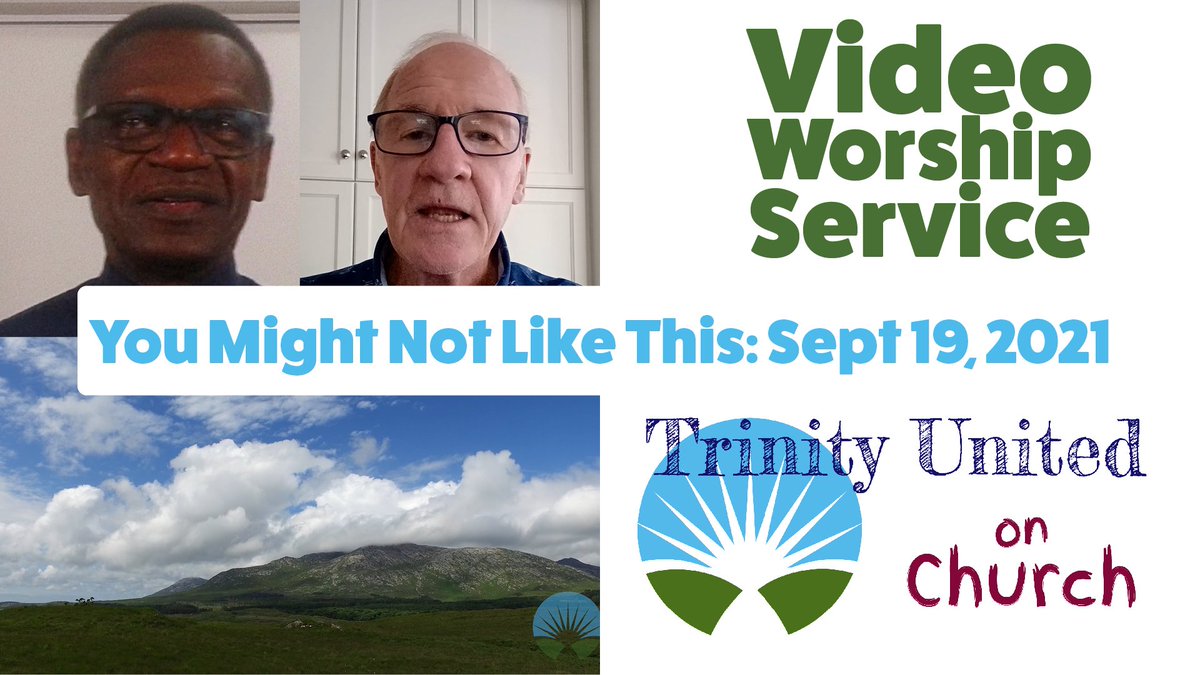 You Might Not Like This.....
Join us this Sunday: 
youtu.be/FUzIAdkiFCg
#worship