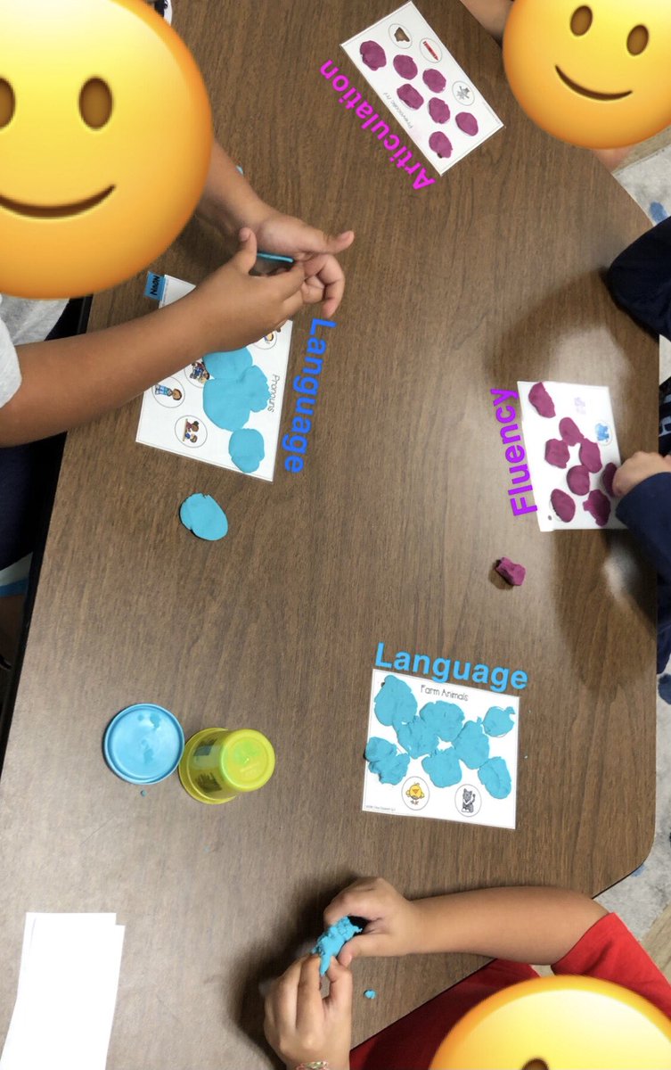 LLaneSLP's tweet photo. When it’s a diverse speech group, we bust out the Play-Doh mats!
Everyone has many trials for all their unique goals! 💪🏼🙌🏼 
@yaleroadrunners @NorthrichBears #RISDpowerofLove https://t.co/kZC3MRlxAB
