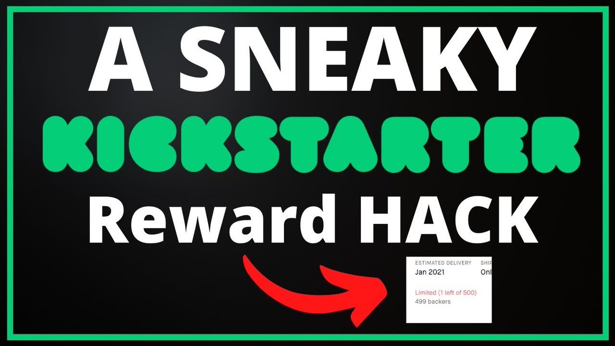 A Sneaky Kickstarter Rewards Hack with StockLimits
buff.ly/3hw2tkk