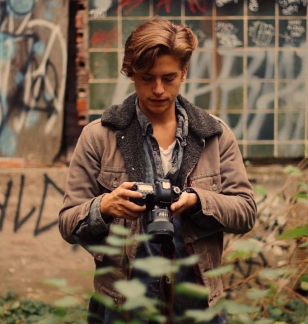 Him with a camera. He is so talented