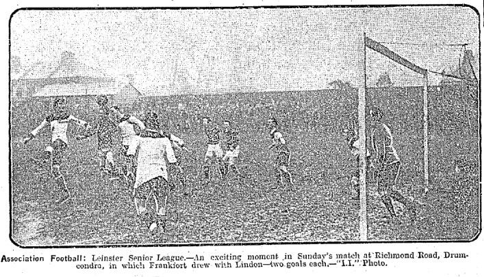 dfmwynne's tweet photo. #100yearsofLOI on Richmond Road began with Frankfort v @shelsfc This photo, taken when Frankfort returned to the LSL in 1925, might be one of the earliest of #SaveTolkaPark https://t.co/lWjLQpNnjn