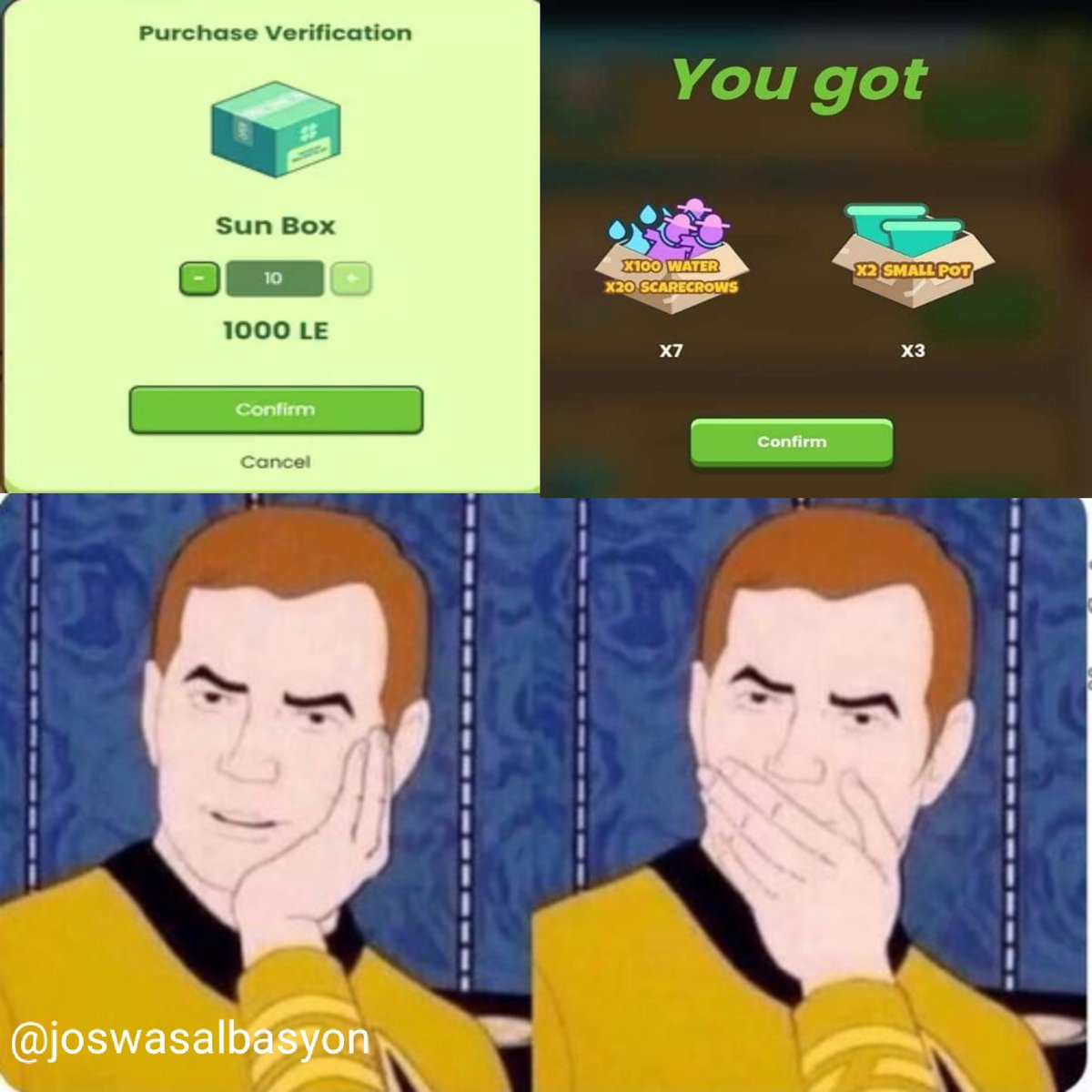 jshslvcn's tweet photo. It be like that sometimes🤦🏻‍♂️

#pvu #PVUmemecontent $PVU https://t.co/6TVT3UCHCl