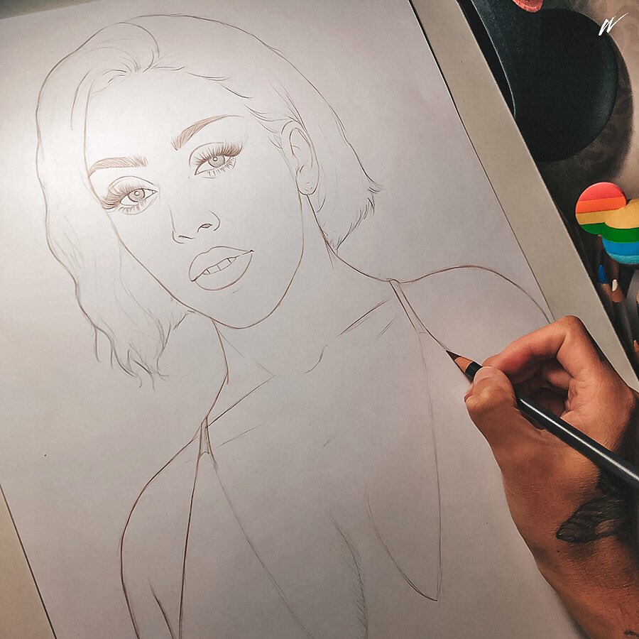 williancosta's tweet image. E vamos de @DojaCat ✨ #FanArtFriday #dojacat #planether