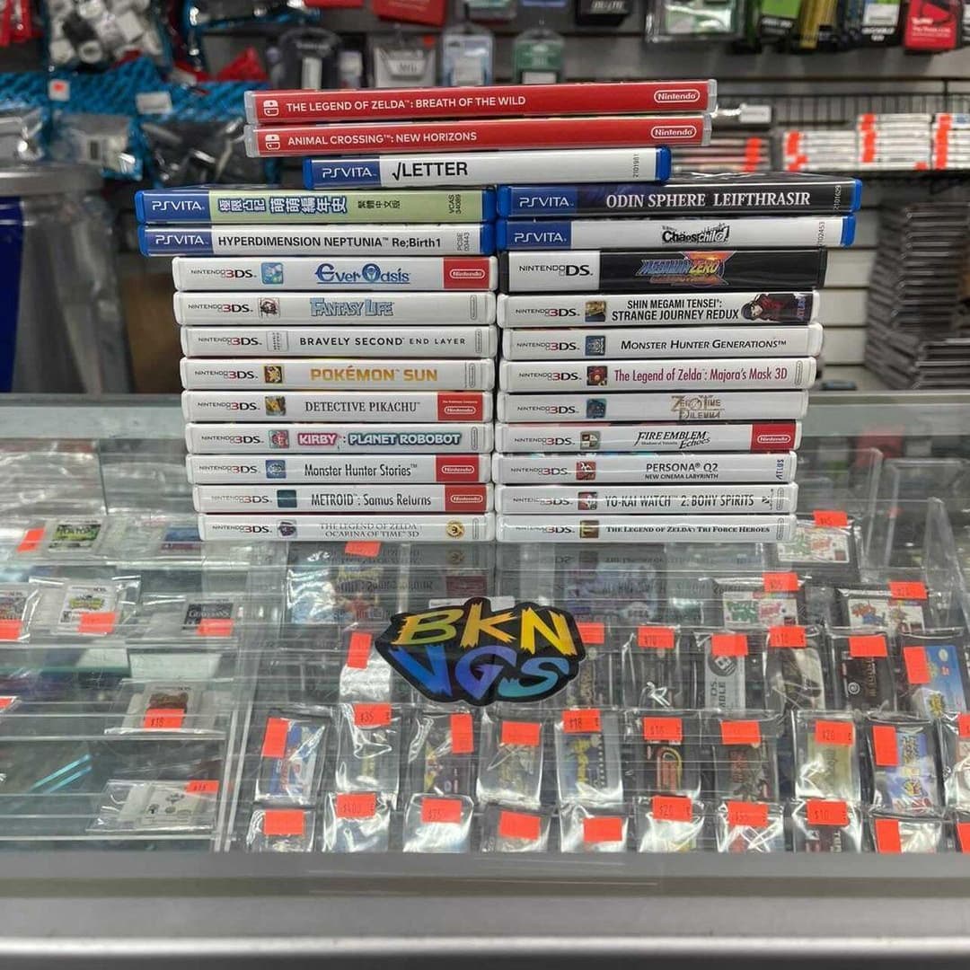 bklynvideogames's tweet photo. Small trade-in #nintendo3dsgames #3dsgames #psvitagames #Sony #psvita #nintendoswitchgames #nintendoswitch https://t.co/lT2rejb1le