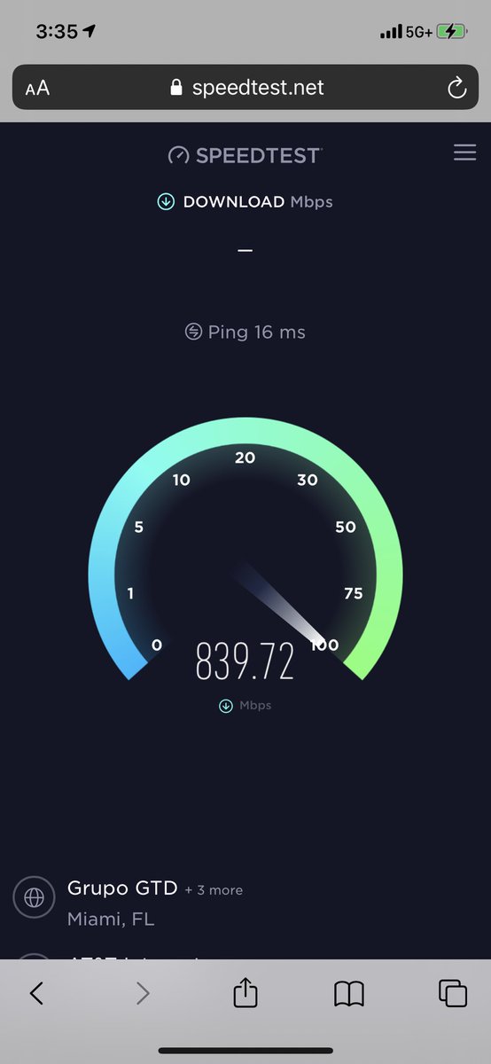 5G+ speed 🔥🔥🔥 #NorthPalmbeach #5G+# AT&amp;T.