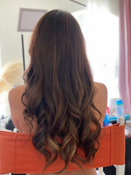 Hair for the shoot ❤️ https://t.co/wE43LawNhy