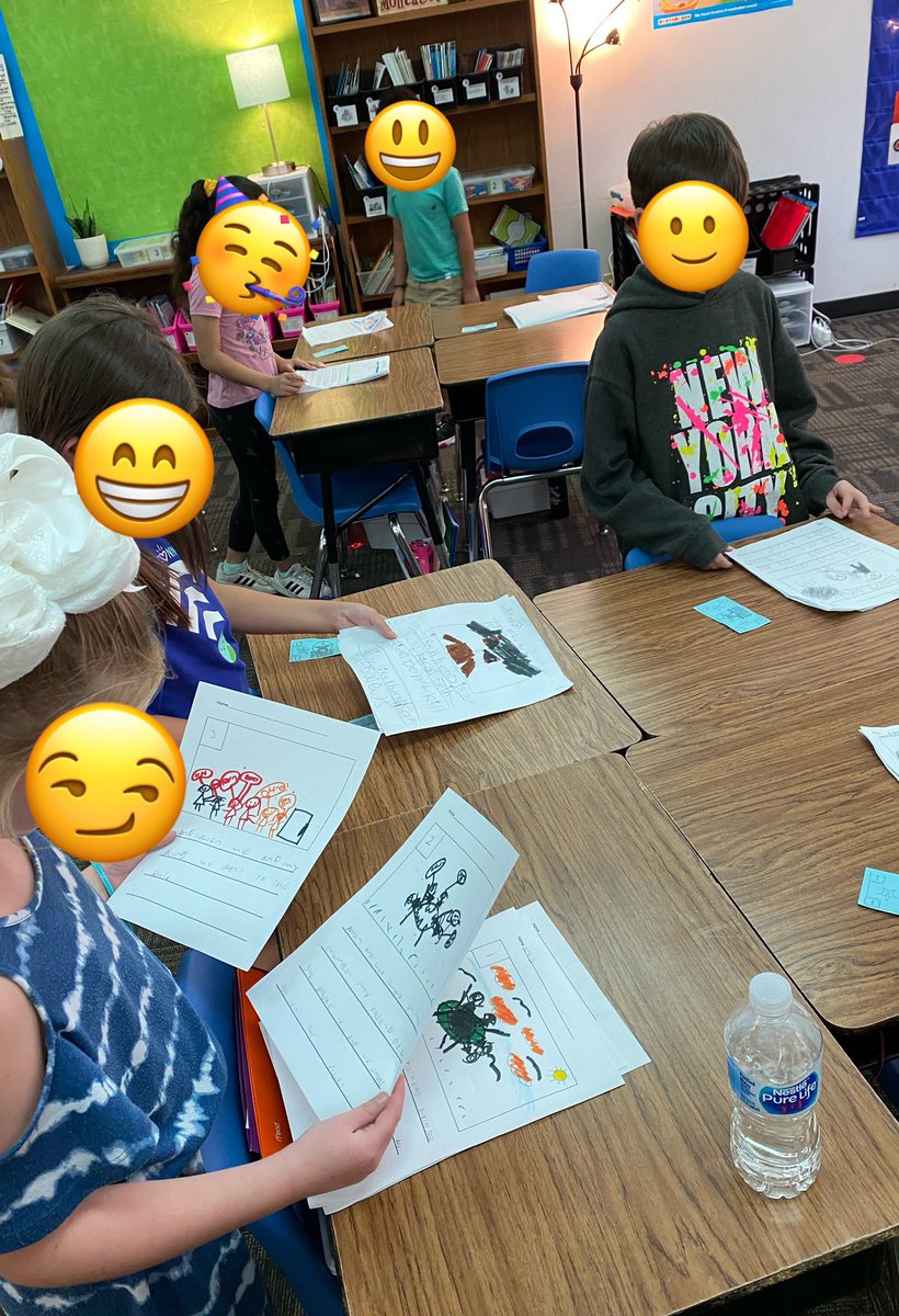 We ended our first bend of Writing UoS with a writing museum. 2nd graders chose their fave piece, reread and revised, then we turned on some fancy music &amp; enjoyed our classmates’ work! Lots of compliments given out. Loved watching them take pride in their work!🤩 #kellerliteracy