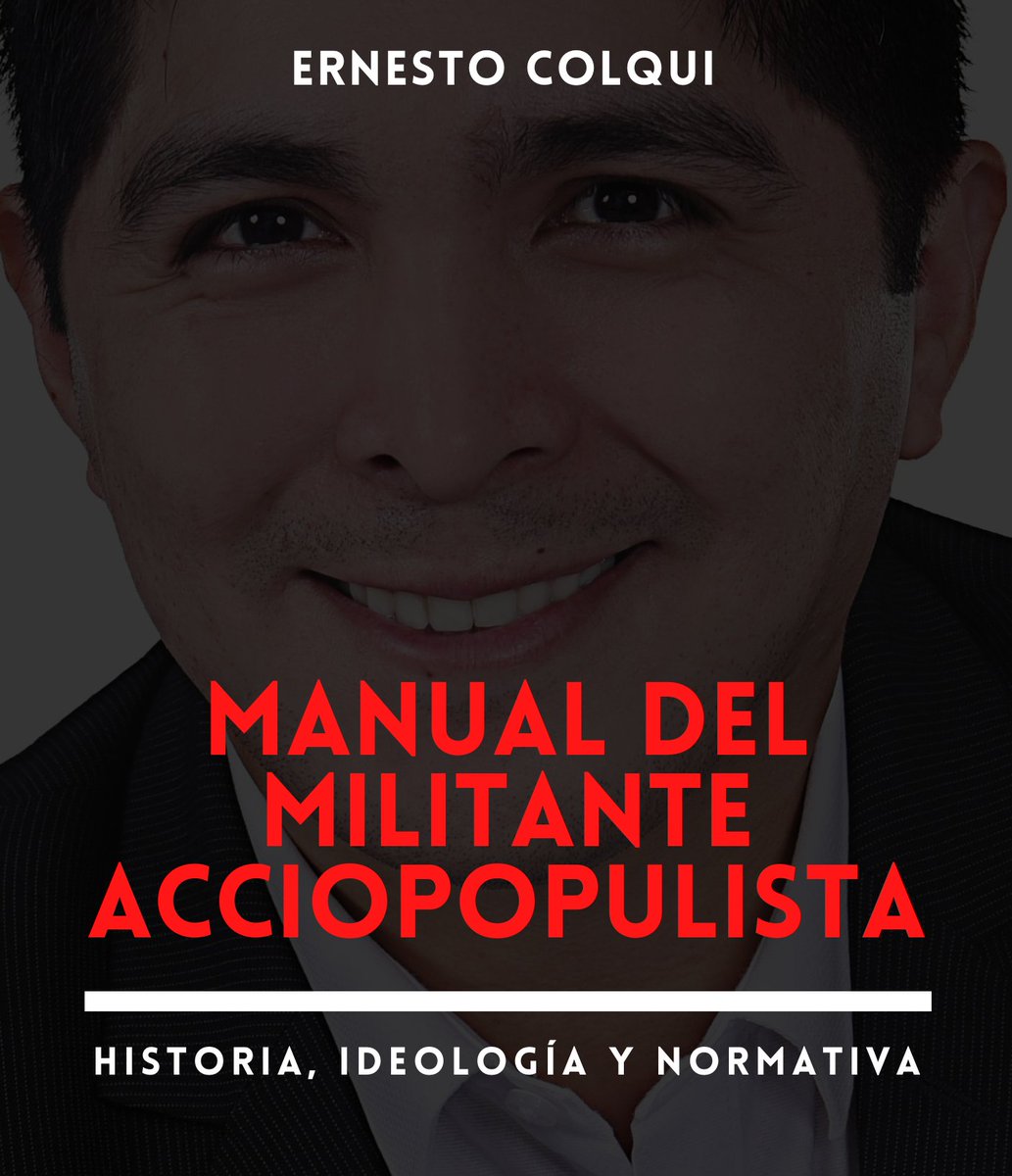 acciopopulismo's tweet photo. #LIBRO | MANUAL DEL MILITANTE ACCIOPOPULISTA

Una guía práctica elaborada por @ErnestoColqui , exdirigente de Acción Popular, para conocer la doctrina, organización y funcionamiento partidario. Disponible desde el 7 de octubre.

➡️ acciopopulismo@gmail.com https://t.co/R13b83xYuk