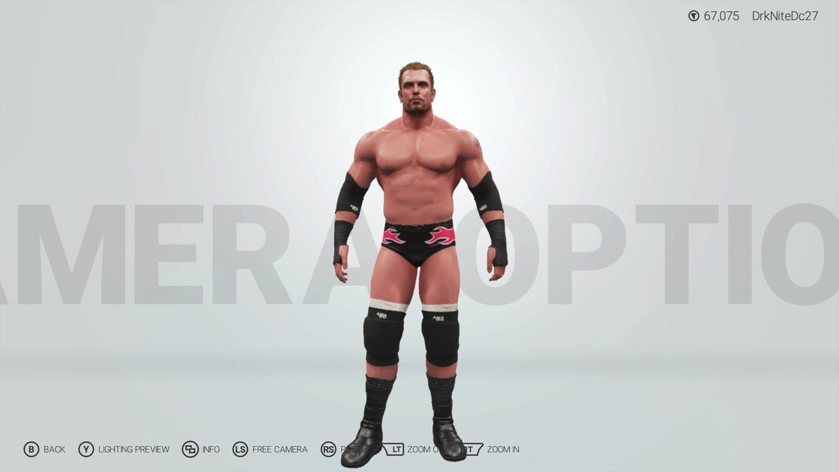 Dc27Joe's tweet image. Test up on Xbox CC. Moves by @BigRighteous . Last two attires by @DANIELakaDEE #wwe2k19 #XboxOne #ruthlessagression