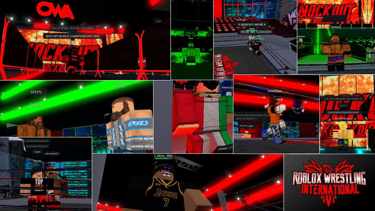 RWI // Reunion Houseshow

Today, RWI had a great reunion houseshow featuring the likes of ZK, Phantom Guzma, Xerxes, Italian Dream, Jeffrey Williams, Alex Miles, Killshot Kam, CJ Clutch, Ash Ayes, DPain, and new talents! 

#RWIRBLX #RWIForever