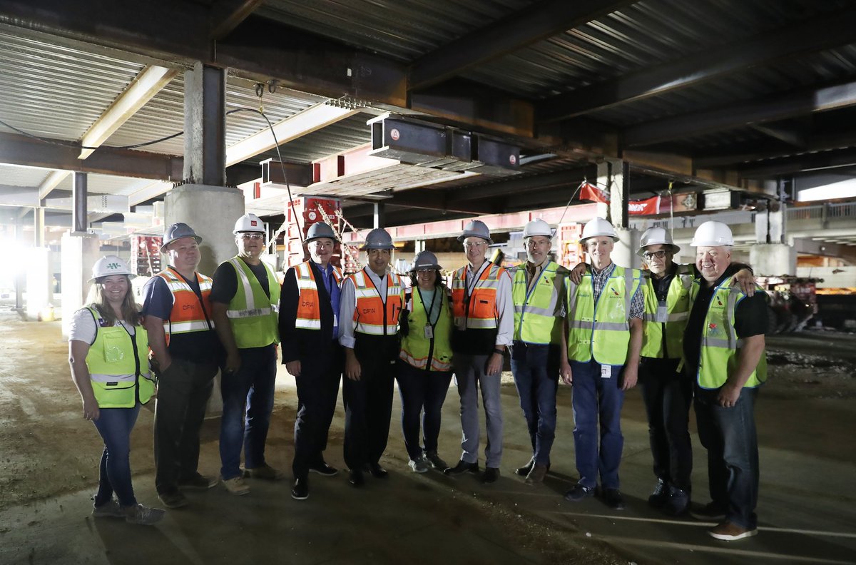 DFWAirport's tweet image. We'd like to spotlight the dedicated teams and partners that helped us reach a milestone in DFW's groundbreaking construction project to rebuild the high gates at Terminal C!

THANK YOU for your hard work in helping us provide a modern facility and better customer experience!