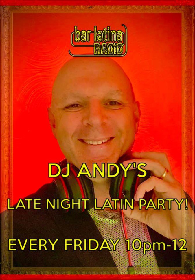 DJSalsaAndy's tweet image. On air right now!