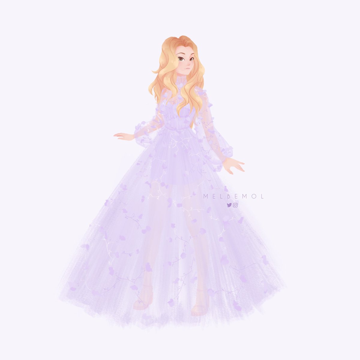 MelBemol's tweet photo. Our beautiful Teuta Matoshi representative Mia Maples !
These dress are just so beautiful I might draw a few more ☺️
Also lineless style is back because everyone seems to love it and I do too 🤭
#miamaples #youtuber #teutamatoshi #dress #digitalart #drawing #illustration #illo https://t.co/wc75x3qePP