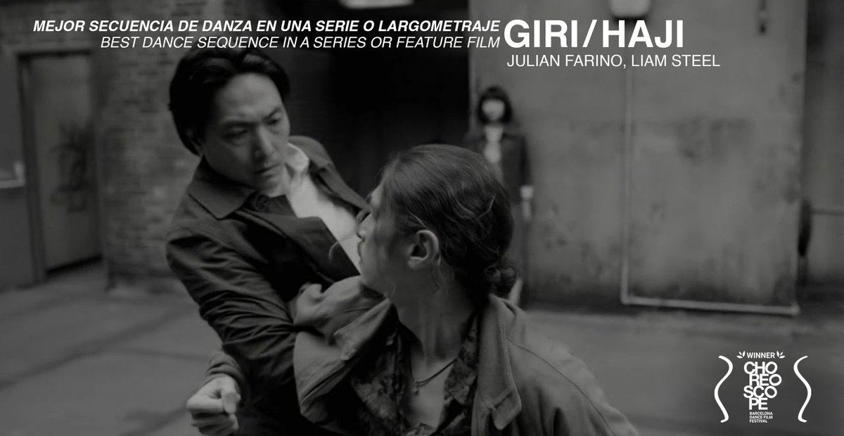 My work on Giri/Haji was nominated for Best Dance Sequence in a Series or Feature Film, and it only went and bloody won! All acknowledgment needs to go to the geniuses that are <a href="/JoeBarton_/">Joe Barton</a>  (writer) and <a href="/julianfarino/">Julian Farino</a> (director). youtu.be/cvYBaiJ1KQM