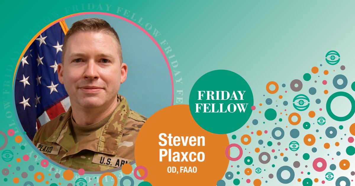 aaopt's tweet photo. Meet today's Friday Fellow Steven Plaxco: https://t.co/5p4OfoxHEA #AAOptometry #FridayFellow #optometry https://t.co/7iTKkG8QlK