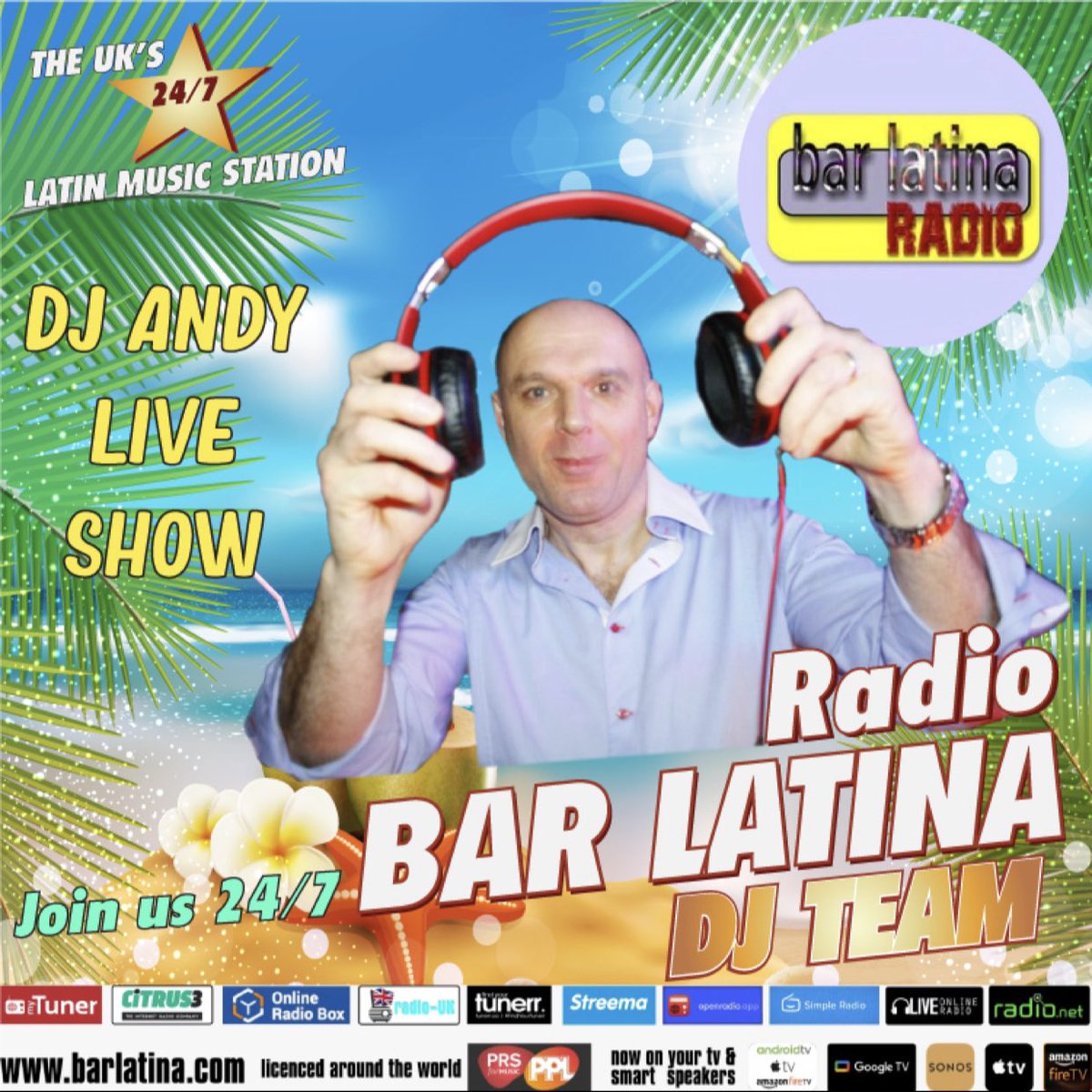 DJSalsaAndy's tweet image. On air right now!