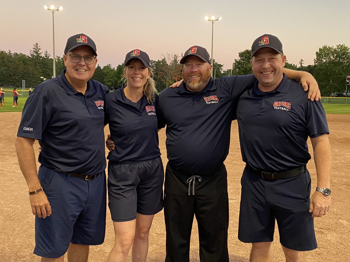 Only THE best coaching squad. ❤️‍🔥 Thank you for being the most amazing humans; who drop everything to be involved in shaping young athletes; who give time, energy, patience &amp; weekends to inspire the passion for softball. GO GATORS! 🐊 
Can’t wait for the next season. Thank you 💚