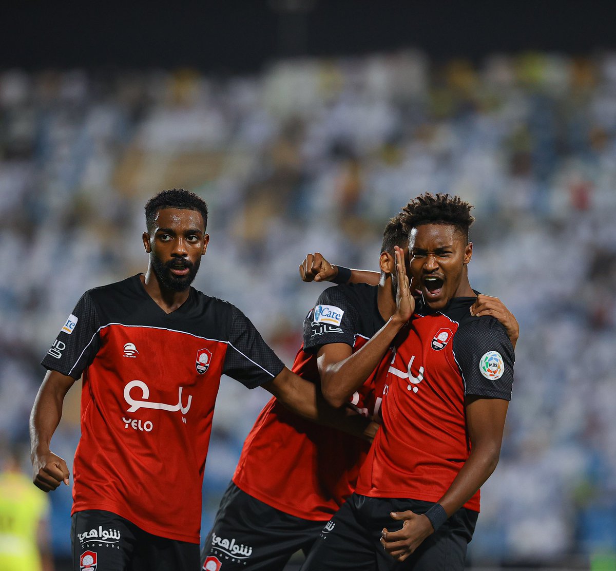 الف مبروك لجمهور رائد التحدي الفوز والثلاث نقاط وباذن الله القادم افضل ❤️💪🏻

#الرائد