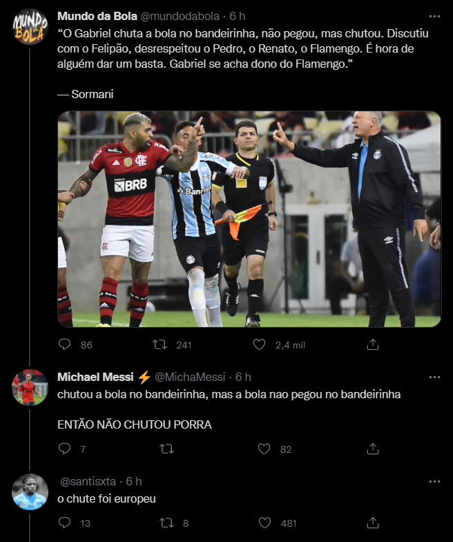 jantadasreserva's tweet photo. então não chutou porra 😡 https://t.co/5PbMdcXEaN