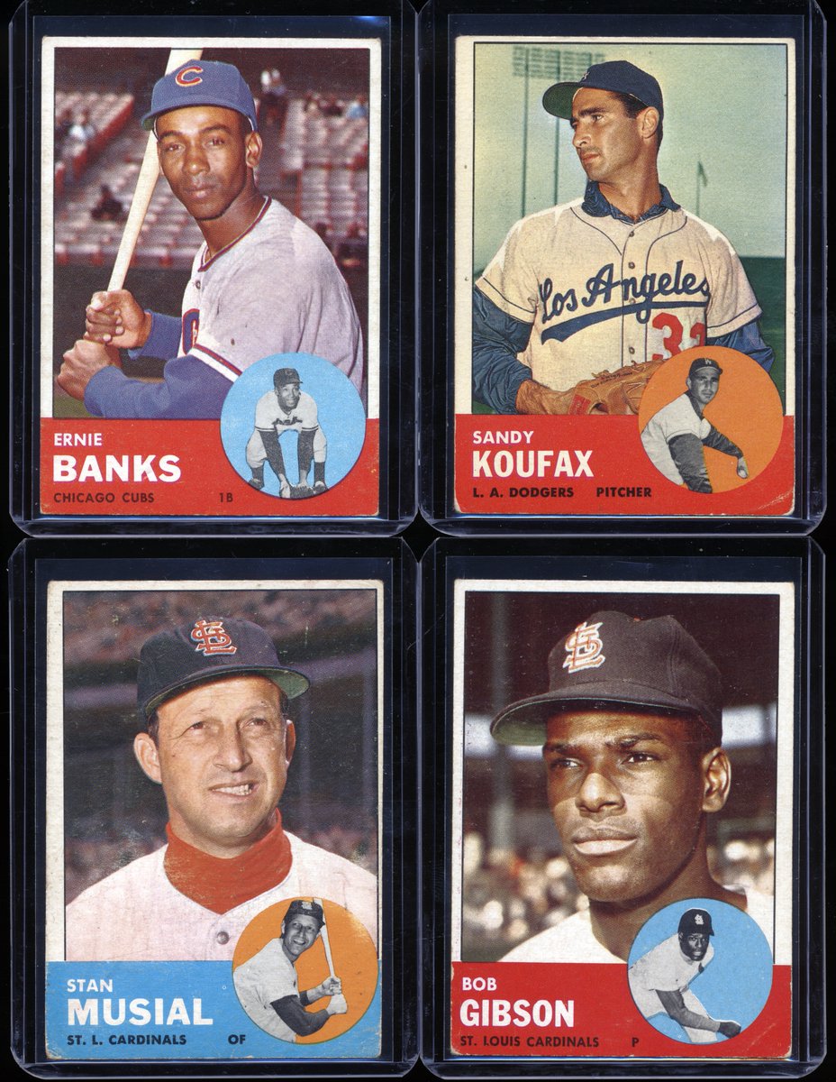 Want to win a free spot in the '63 Topps set break? I'm giving one away! To enter for a chance to win, retweet and reply, letting me know which card from 1963 (any sport, any issue) is your favorite. Broadcast is Sunday night @ 9 PM CDT. burlssports.com/products/1963-…