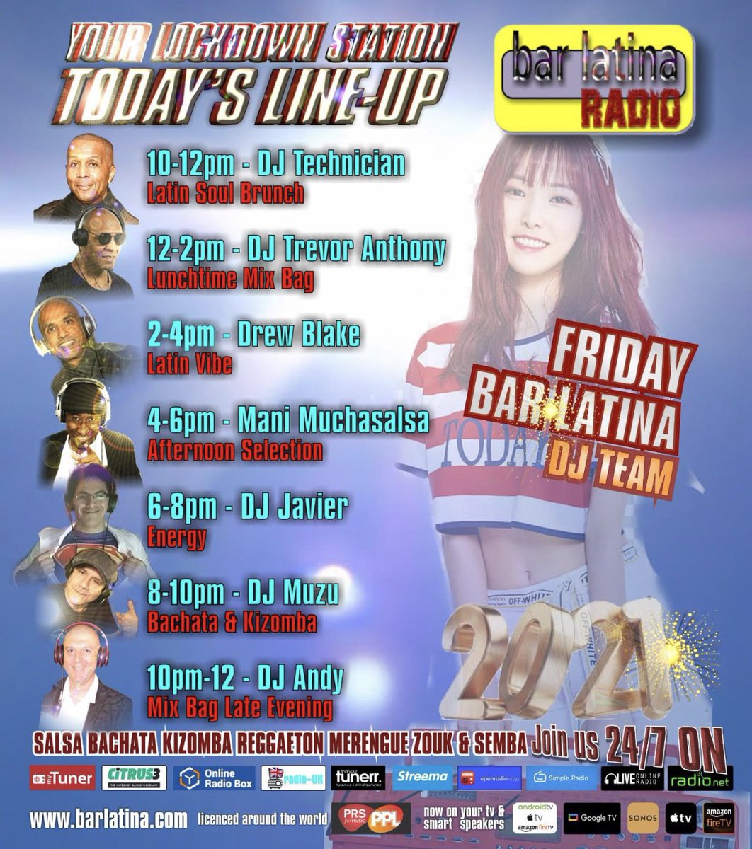 DJSalsaAndy's tweet image. Live…right now!