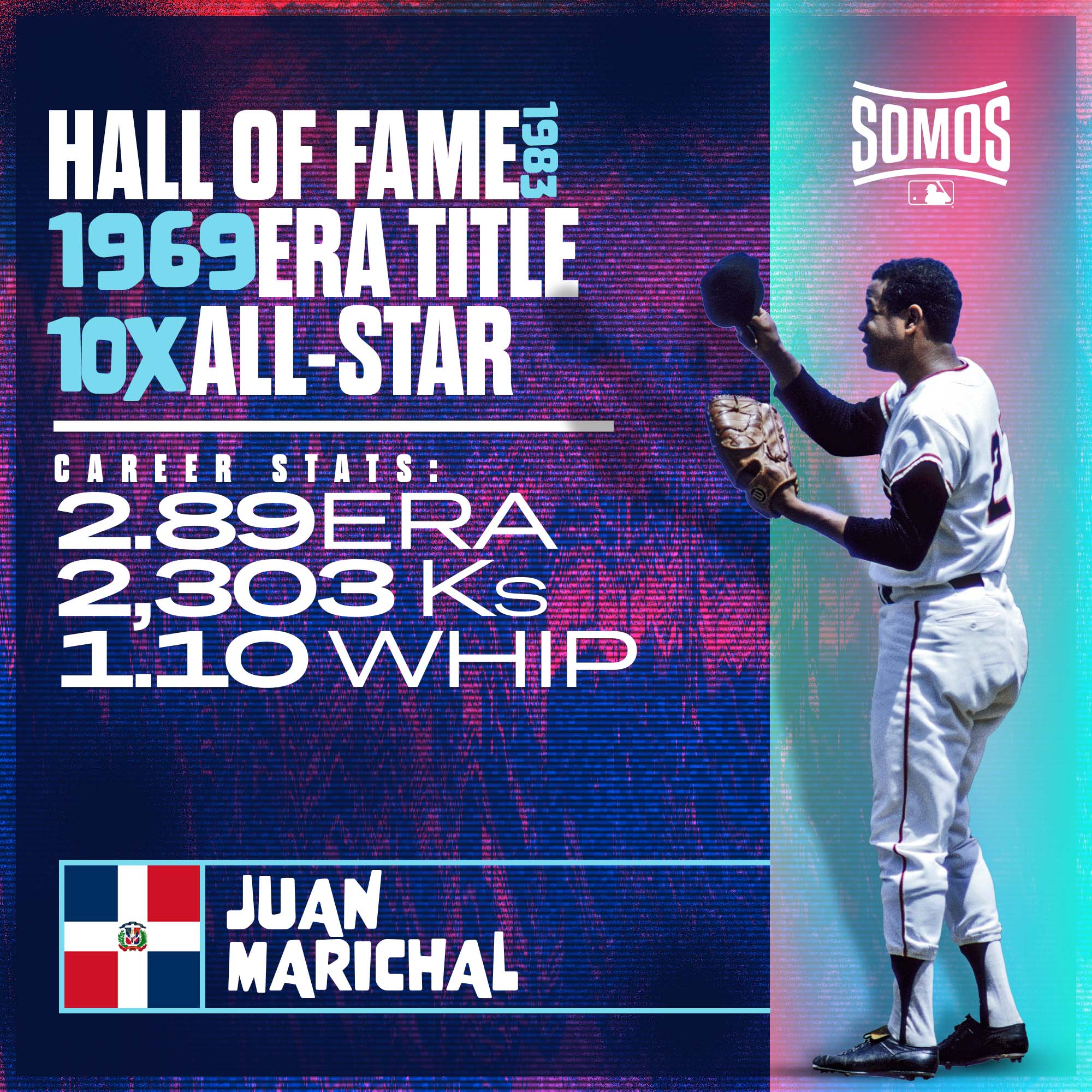 MLB Stats on X: Juan Marichal is a @SFGiants icon. #SomosMLB   / X